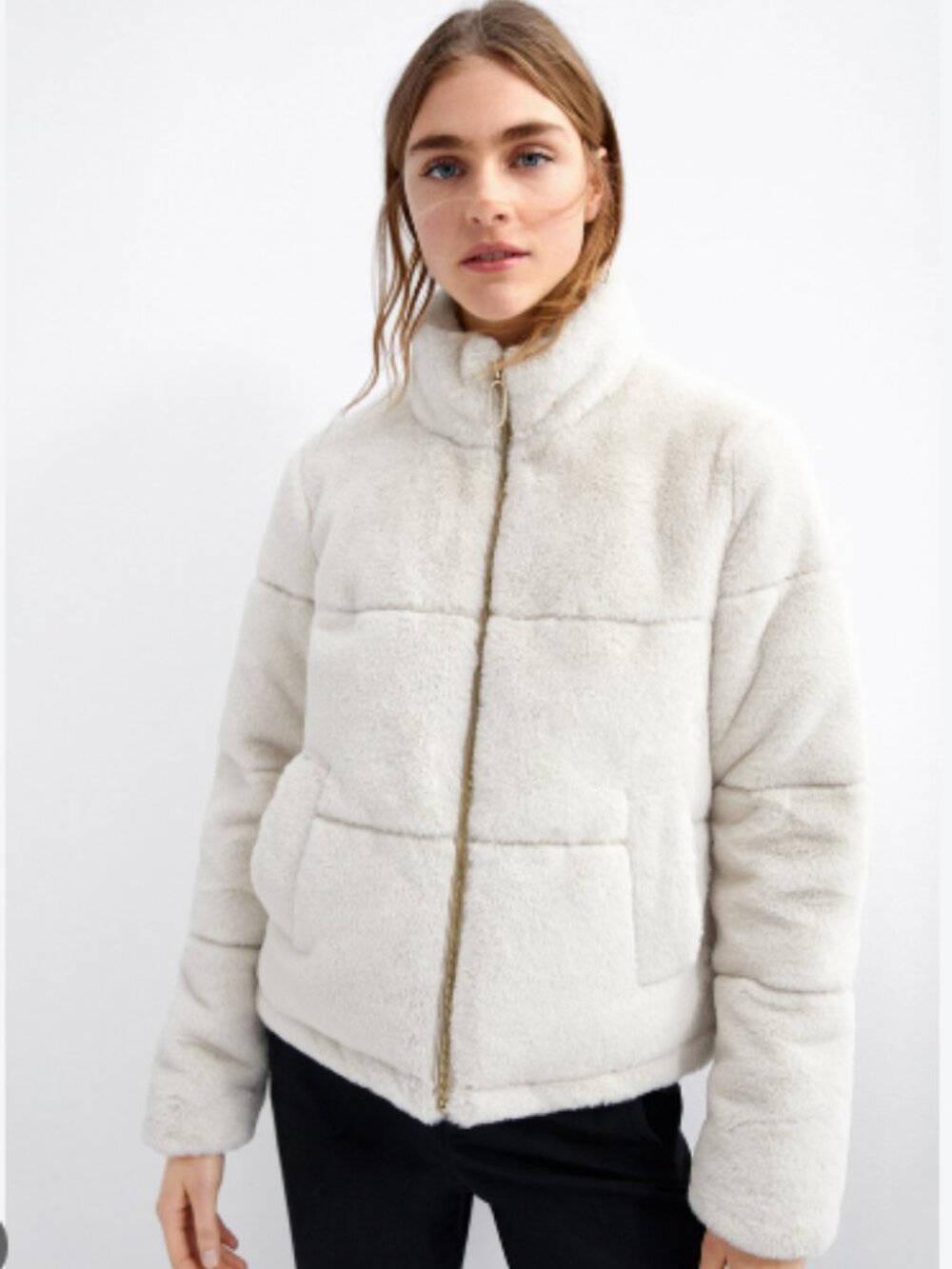ZARA White winter jacket - NWT